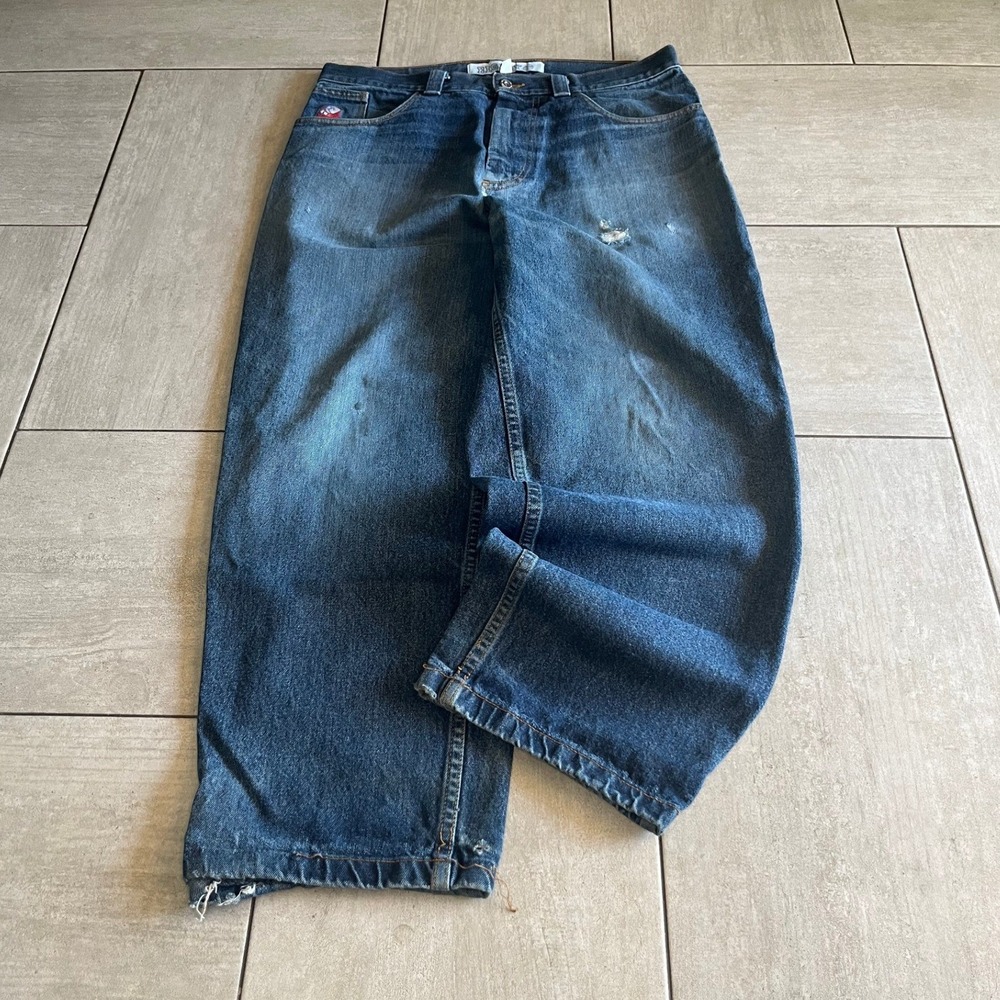 Polar Skate Co Big Boy Jeans Dark Blue Baggy Skate Pants 36x28.5
